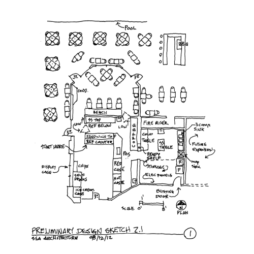 Pool Side Cafe - New Project 2025 05 15T151009.221 Conference room with modern finishes