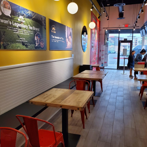 Mr. Sun Boba Tea - New Project 2025 05 15T152828.172 Bright and airy living room with modern accents