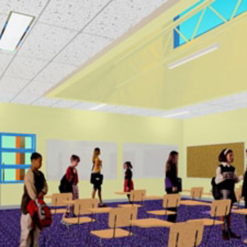 Energy-efficient office layout concept