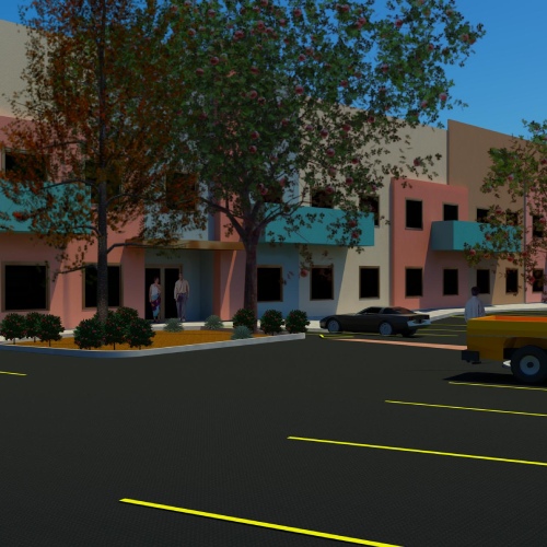 Commercial Architect Las Vegas – Commercial Building Exterior Rendering