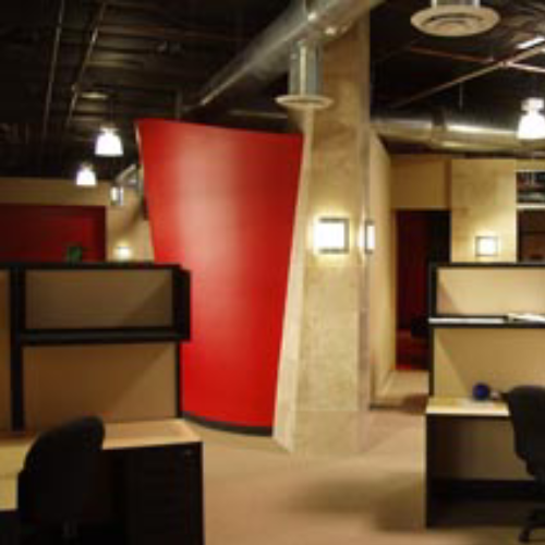 Commercial interior workspace design