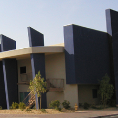 3D exterior rendering of modern architecture project