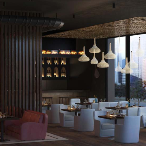 Restaurants - New Project 5 Detailed interior floor plan with measurements