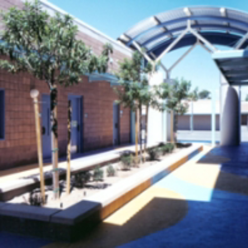 Creative office design with branding elements