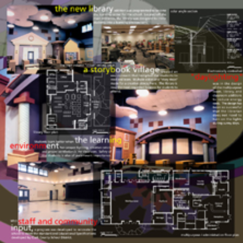 Vibrant workspace design promoting productivity