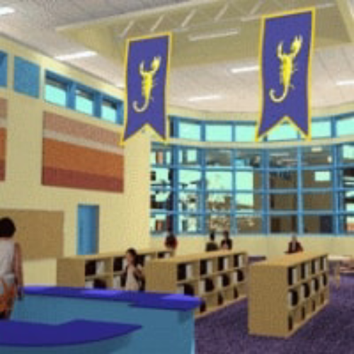 Contemporary creative studio setup