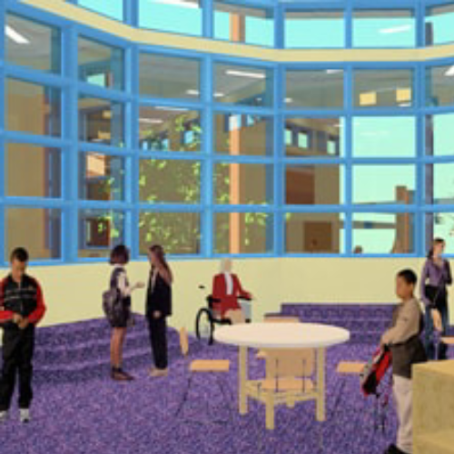 Practical and stylish office reception design