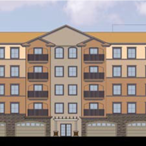 Commercial lobby design with modern finishes