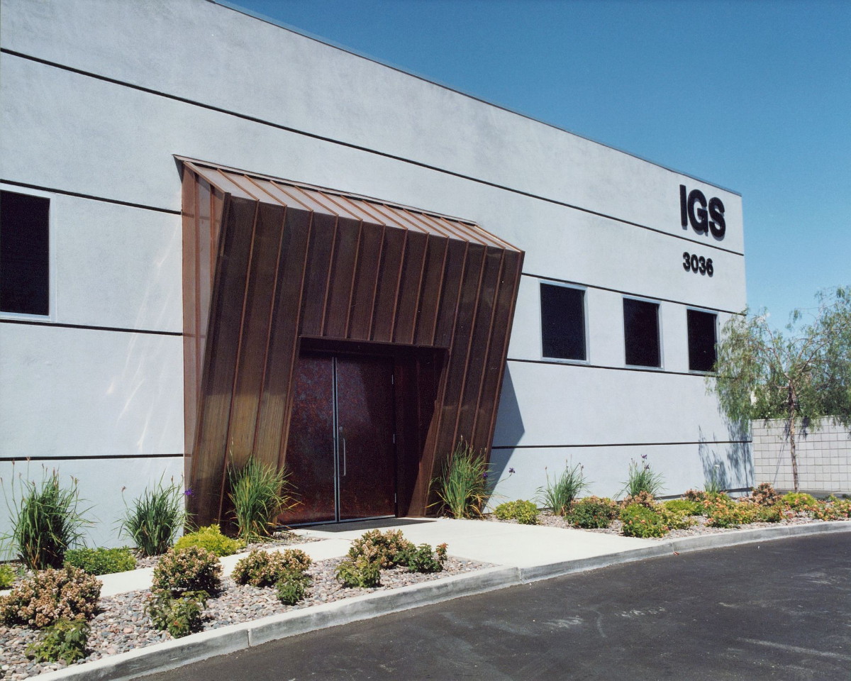 Igs Office Building - igs front door 1 Front door design with integrated security features