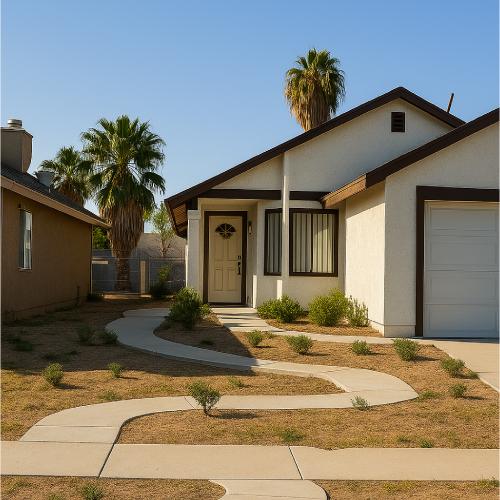 Office project visualization with open space layout